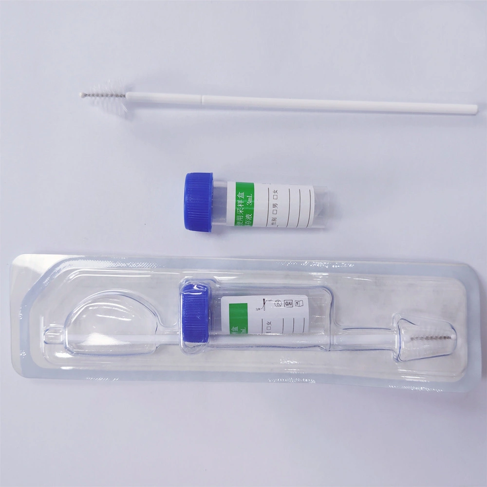 China Manufacturer 2ml 3ml Medical Transport Solution Gynecological Examination Kits with Cytology Brush