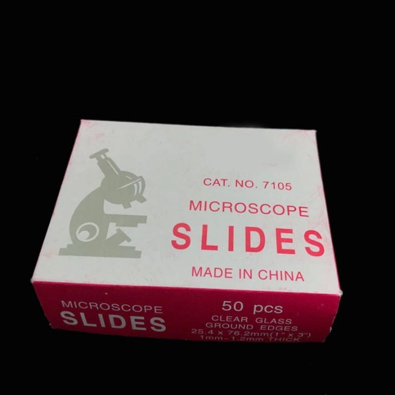 7105 Frosted Ground Edge Microscope Slides and Cover Glass