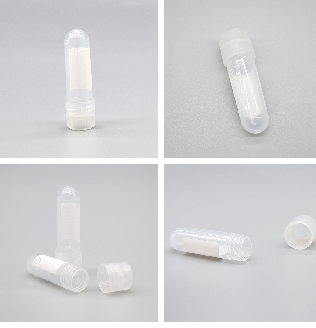 Laboratory Sampling Low Temperature Storage Cryo Vials Plastic Cryovial Tube