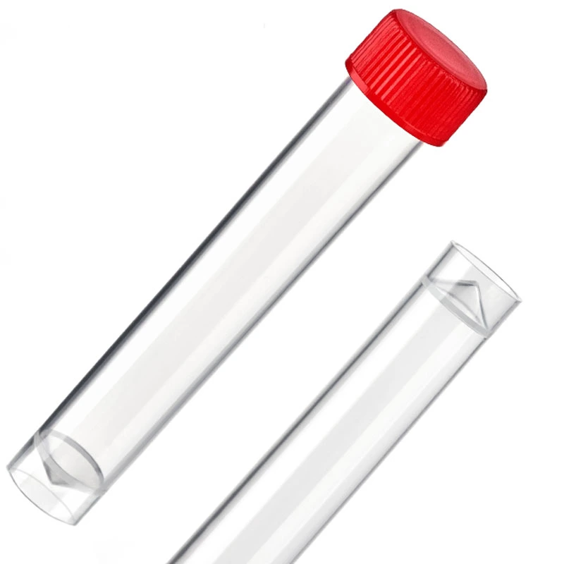 Empty Sample Transport Tube Disposable Sample Collection Tubes for Hospotial Clinic